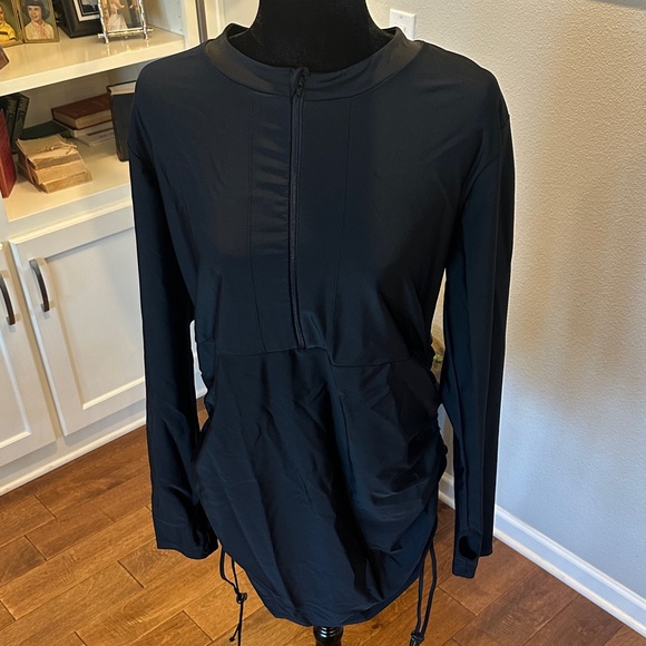 Swimzip Swim Zio Women's Half Zip Swim Dress Cover Up XL worn once EUC - Picture 1 of 3